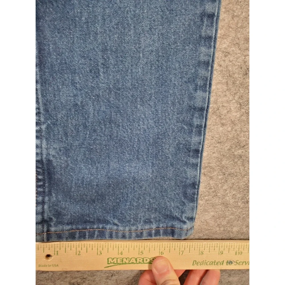 Wrangler Jeans Mens 28x35* Blue Denim Cowboy Cut Slim Fit Western Rodeo 936PWD